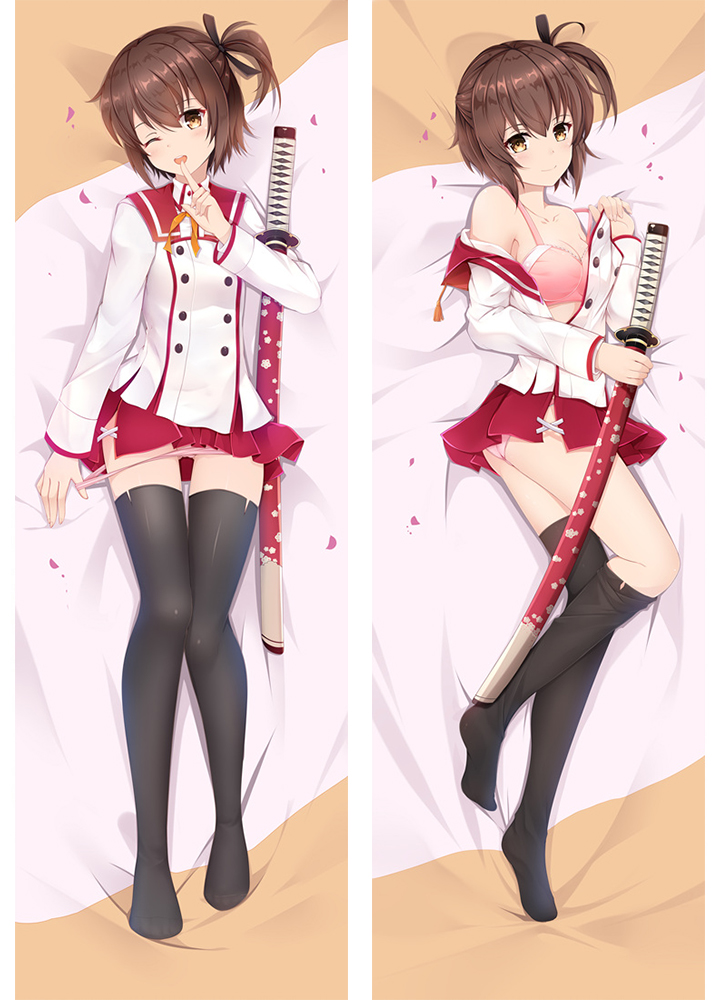 Katana Maidens ~ Toji No Miko Kanami Etō Anime Dakimakura Pillow Cover