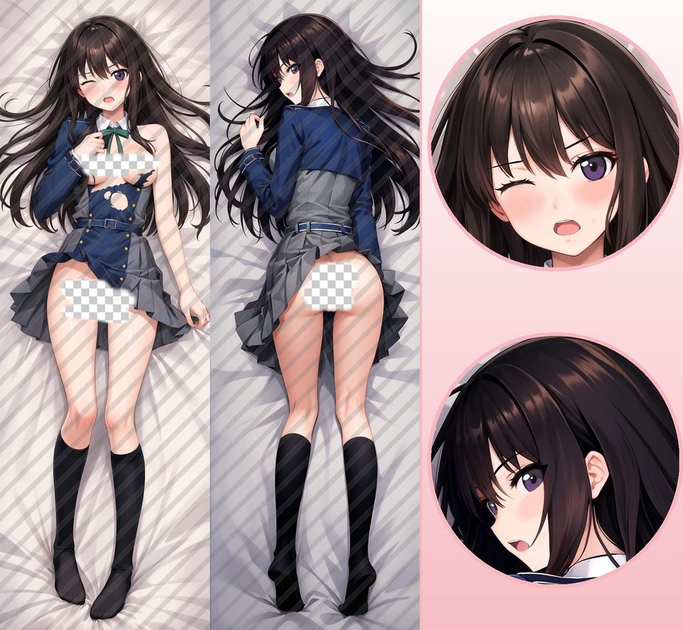 Lycoris Recoil Inoue Takina Anime Dakimakura Body Pillow Cover