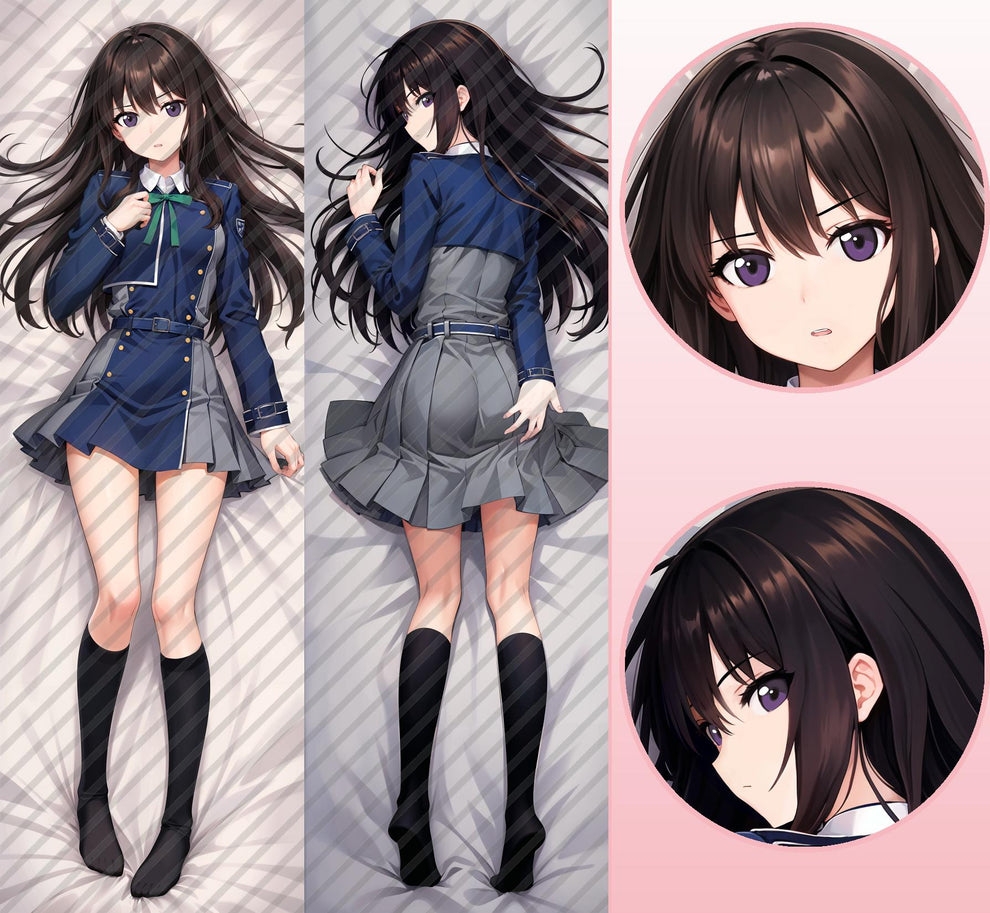Lycoris Recoil Inoue Takina Anime Dakimakura Body Pillow Cover