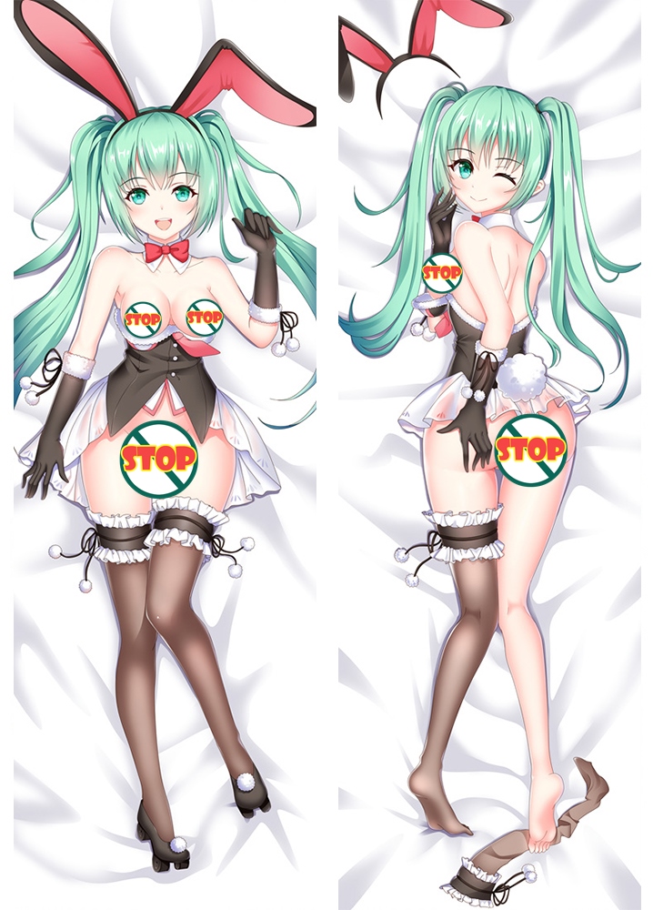 VOCALOID Hatsune Miku Bunny Anime Dakimakura Pillow Case