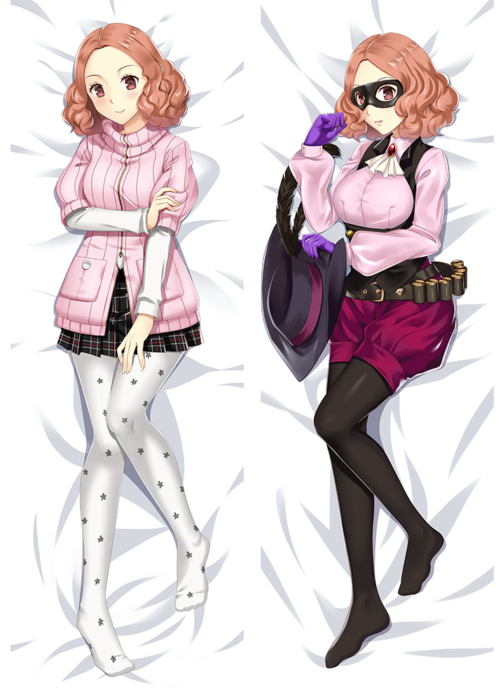 Persona 5 Haru Okumura Noir Anime Dakimakura Hugging Pillow Cover