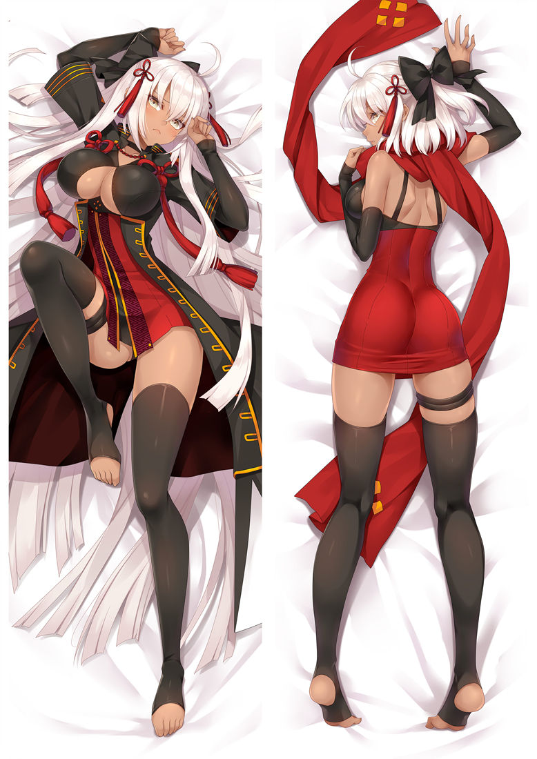 Fate Grand Order FGO Okita Sōji Anime Dakimakura Pillow Cover Mgf-18078-1
