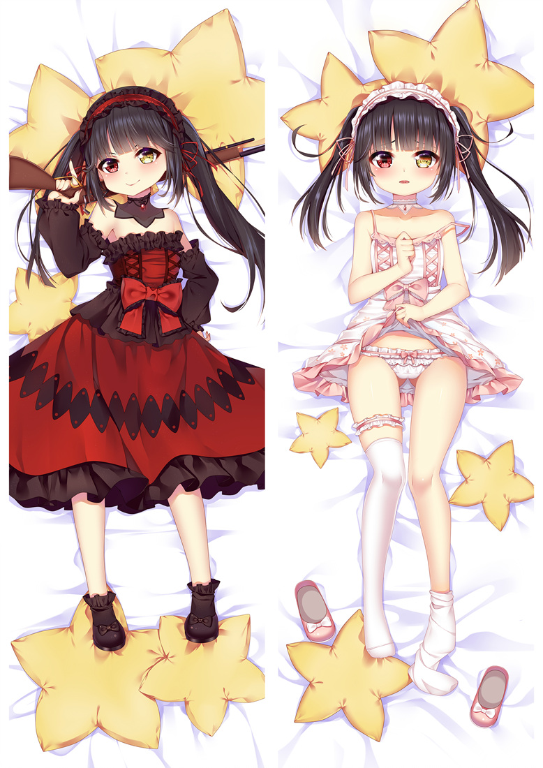 Date A Live Kurumi Tokisaki Anime Dakimakura Pillow Cover 18100