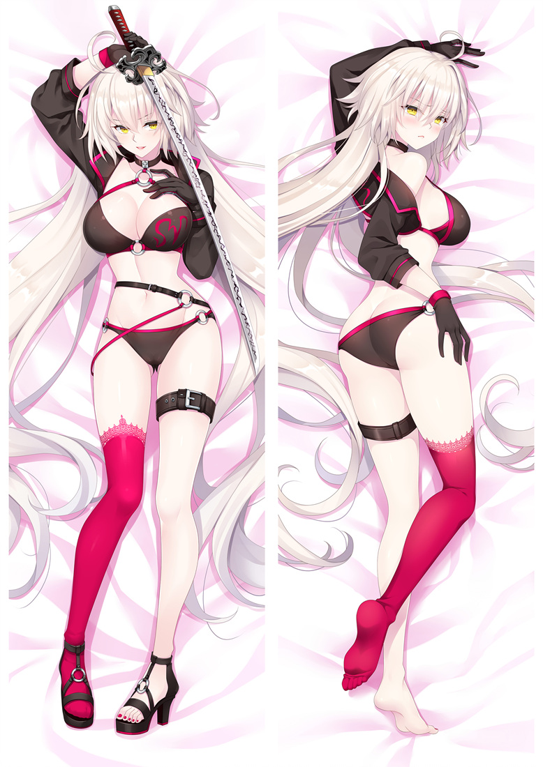 Fate/Grand Order Jeanne d'Arc(Alter) Anime Dakimakura Pillow Cover