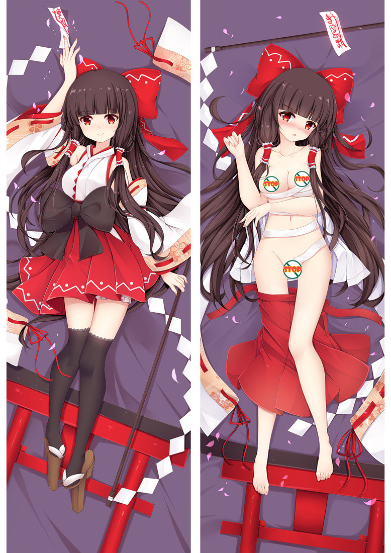 Touhou Project Reimu Hakurei Anime Dakimakura Pillow Cover