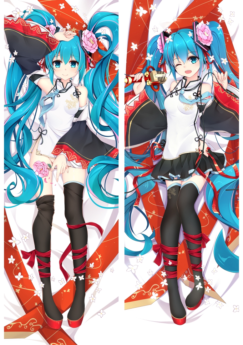VOCALOID Peony Hatsune Miku Anime Dakimakura Pillow Cover