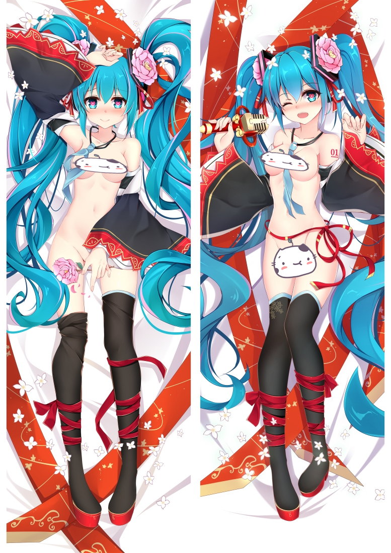 VOCALOID Peony Hatsune Miku Anime Dakimakura Pillow Cover