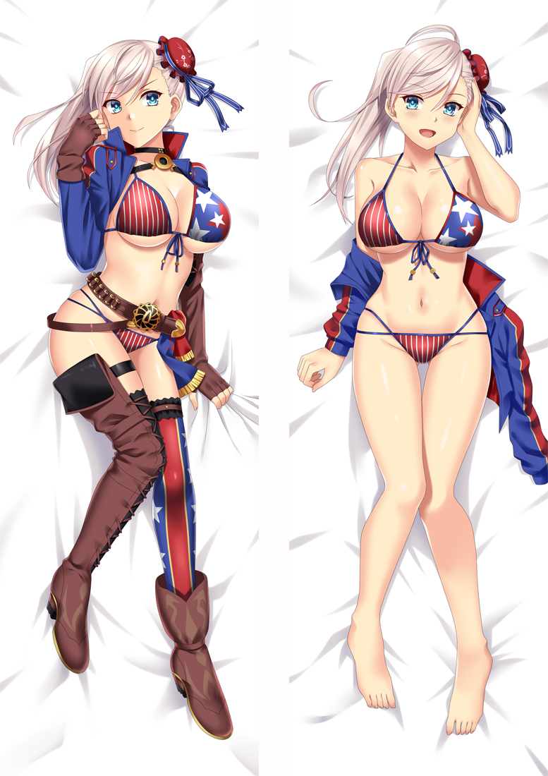 Fate/Grand Order Swimsuit Miyamoto Musashi Anime Dakimakura Pillow Cover