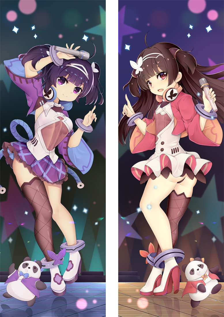 Azur Lane Ping Hai&Ning Hai Anime Dakimakura Pillow Cover