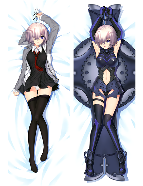 Hot Anime Fate Grand Order/FGO Mashu Kyrielight Matthew Kyrielite Anime Dakimakura Pillow Cover16284-2
