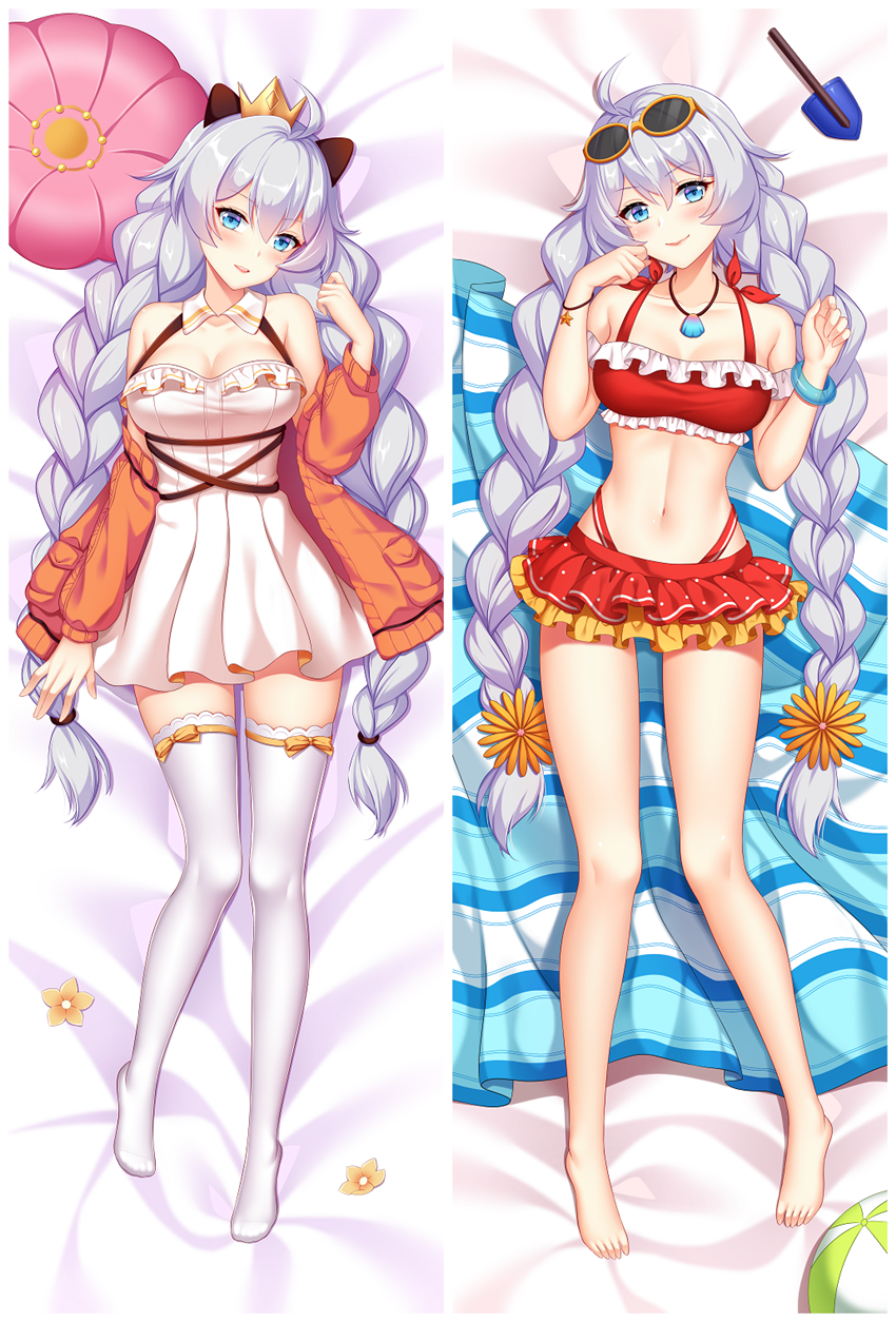Honkai Impact 3rd Kiana Kaslana 3D Detachable Pillow Cover（Including 3D Breasts or Hips）