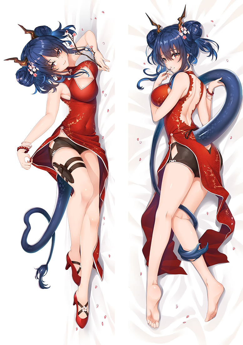Arknights Ch'en Anime Dakimakura Pillow Cover