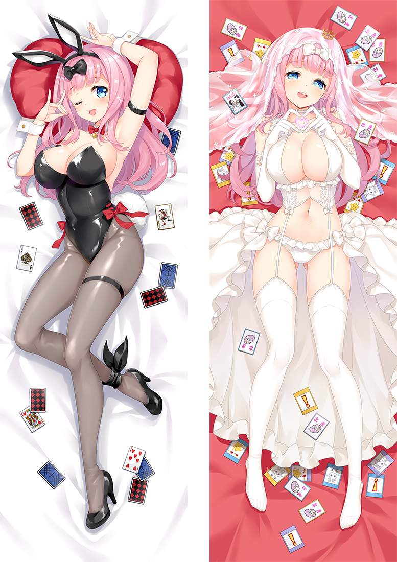 Kaguya-sama: Love Is War Fujiwara Chika Anime Dakimakura Pillow Cover