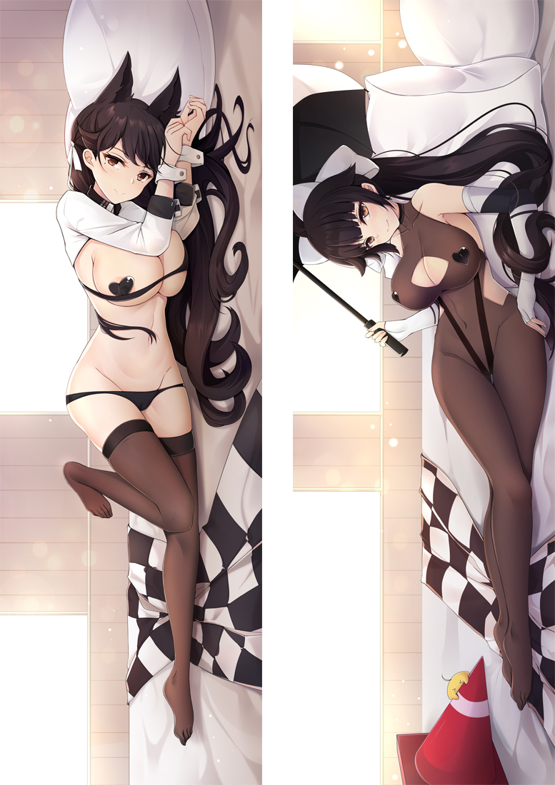 Azur Lane Takao&Atago Racing Suits Anime Dakimakura Pillow Cover