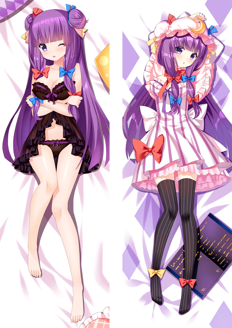 TouHou Project Patchouli Knowledge Anime Dakimakura Body Pillow CoverH3850-A