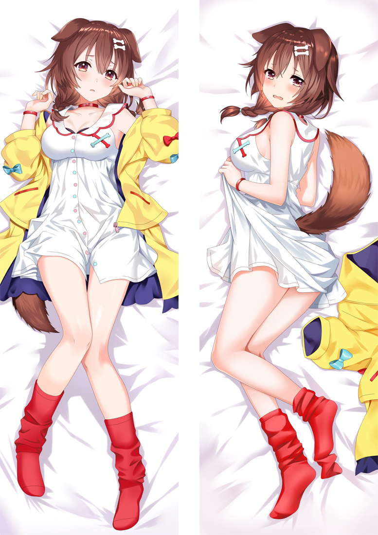 Inugami Korone Anime Dakimakura Body Pillow Cover