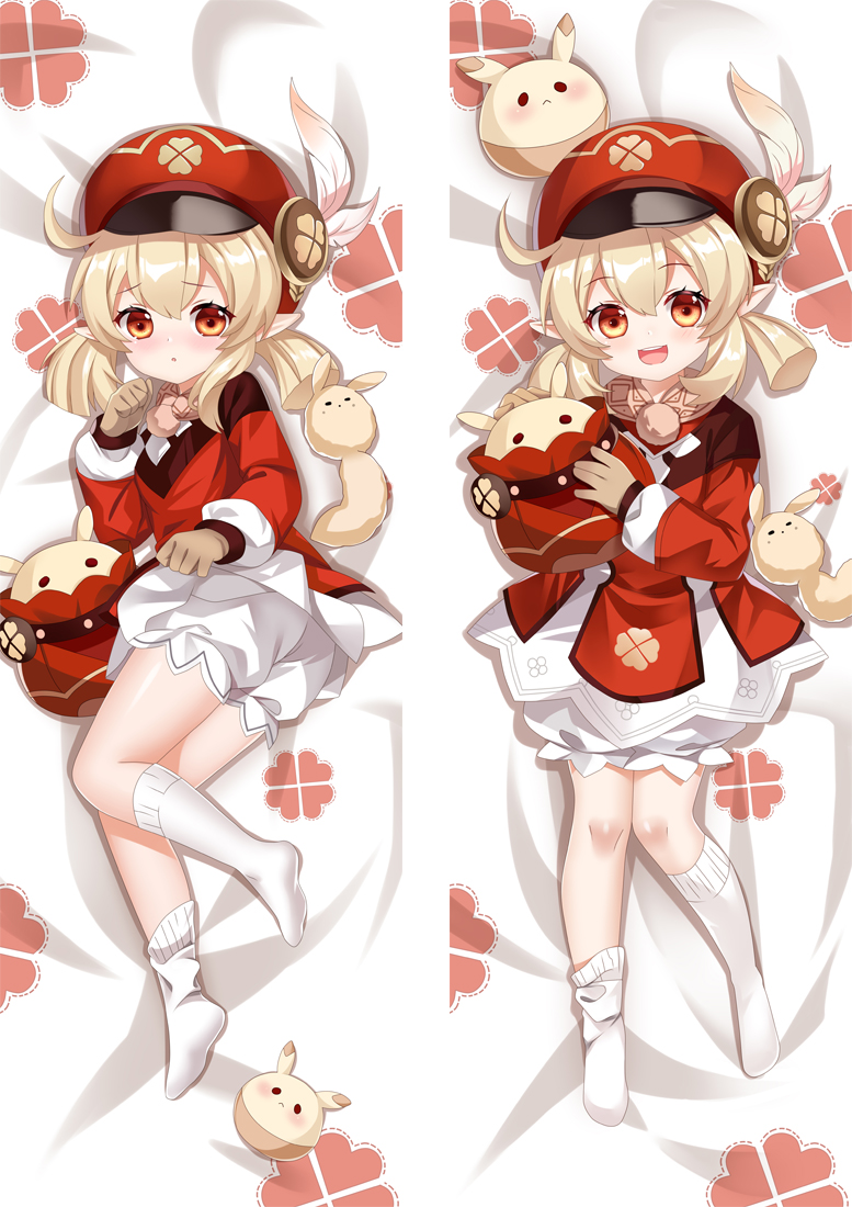 Genshin Impact Klee Anime Dakimakura Body Pillow Cover H4093-A