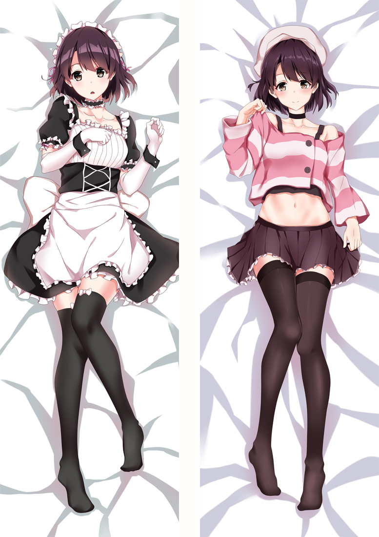 Saekano: How to Raise a Boring Girlfriend Katō Megumi Anime Dakimakura Pillow Cover
