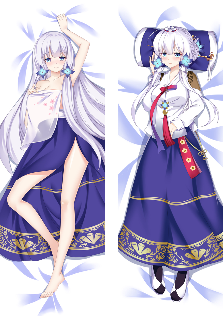 Azur Lane ILLUSTRIOUS Anime Dakimakura Body Pillow Cover H3961-A