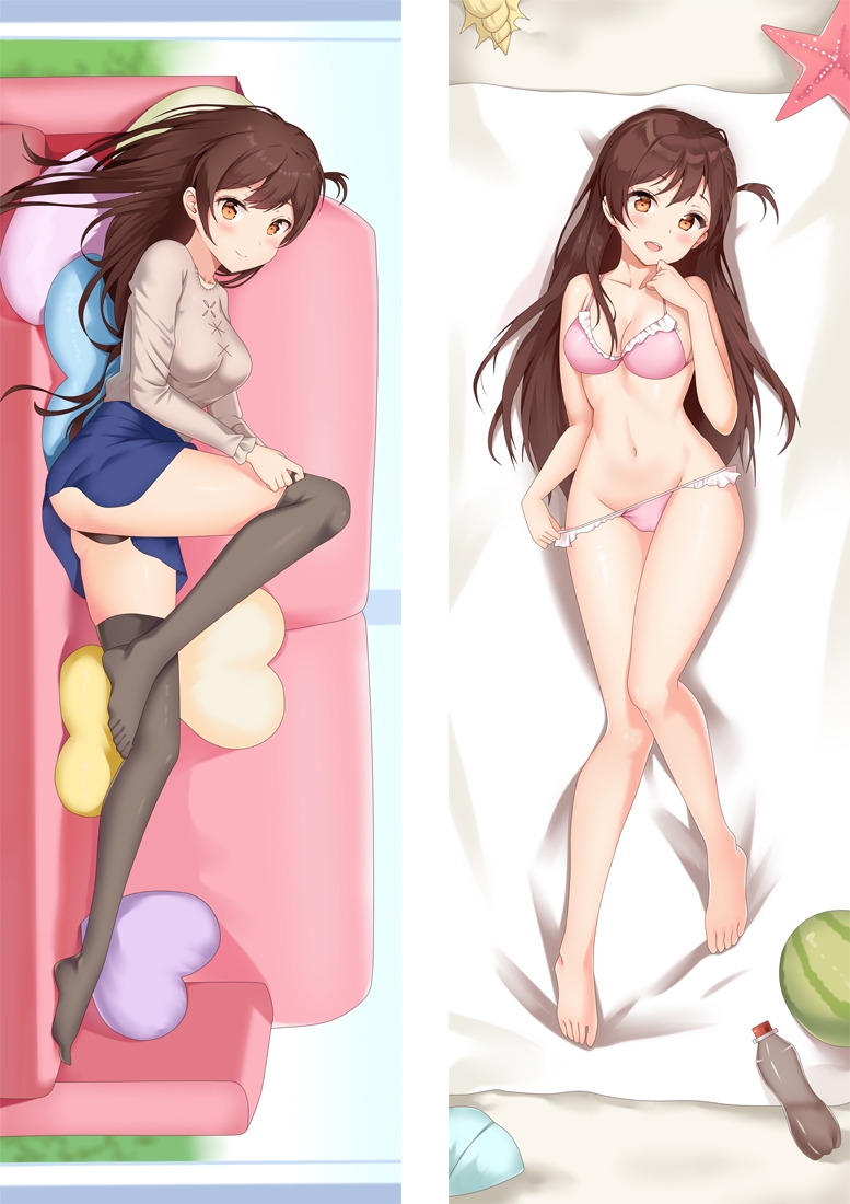 Kanojo, Okarishimasu Mizuhara Chizuru Anime Dakimakura Body Pillow Cover