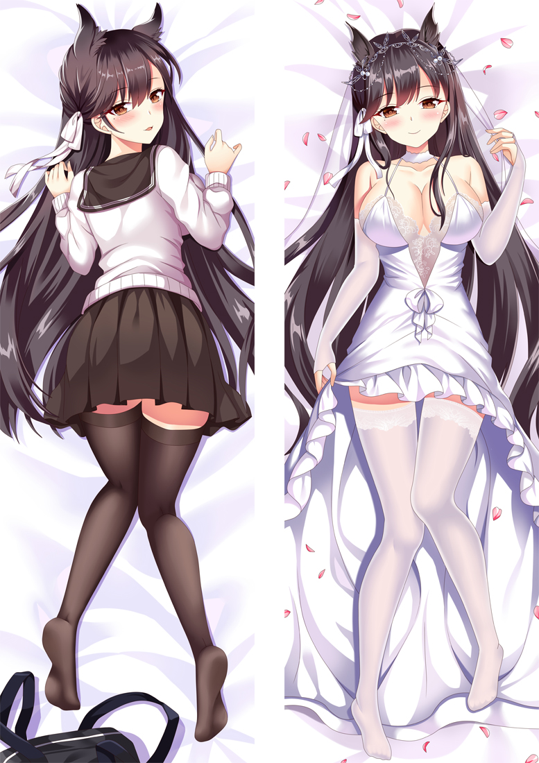 Azur Lane Atago Anime Dakimakura Body Pillow Cover