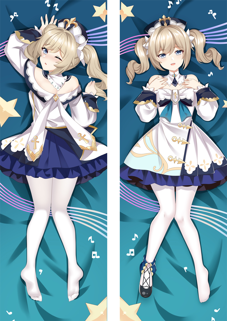 Genshin Impact Barbara Anime Dakimakura Body Pillow Cover H4099-A