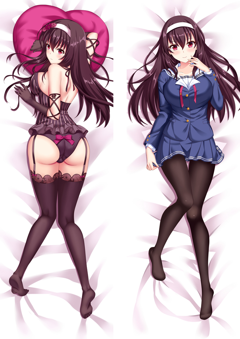 Saekano: How to Raise a Boring Girlfriend Utaha Kasumigaoka Anime Dakimakura Pillow Cover