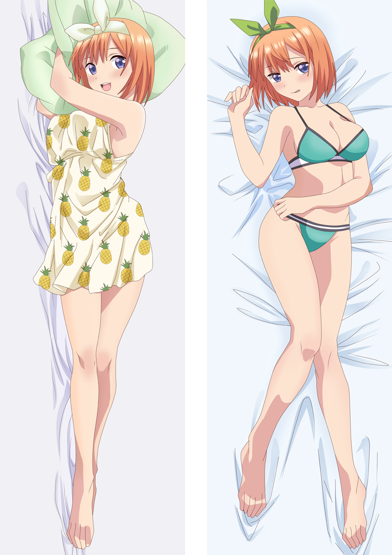 The Quintessential Quintuplets Nakano Yotsuba Anime Dakimakura Pillow Cover