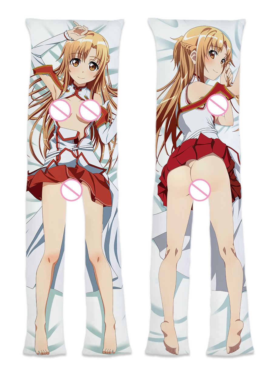Sword Art Online Asuna Apart Legs With A Hole as a girlfriend wife Anime Dakimakura Pillow Cover