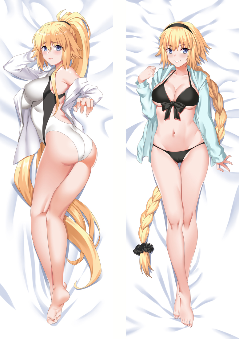 Fate/Grand Order FGO Jeanne d'Arc Anime Dakimakura Pillow Cover
