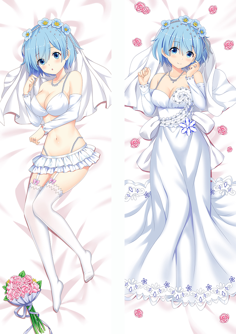 Re:Zero − Starting Life in Another World Rem Anime Dakimakura Pillow Cover