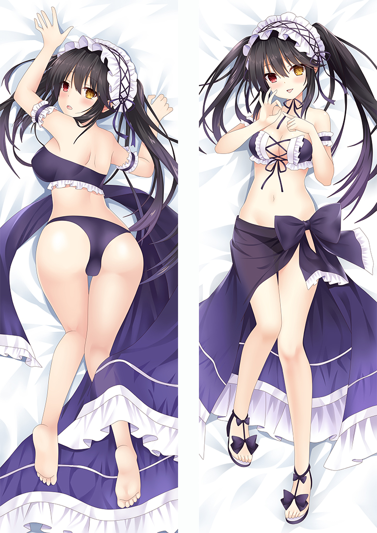 Date A Live Nightmare Tokisaki Kurumi Anime Dakimakura Pillow Cover
