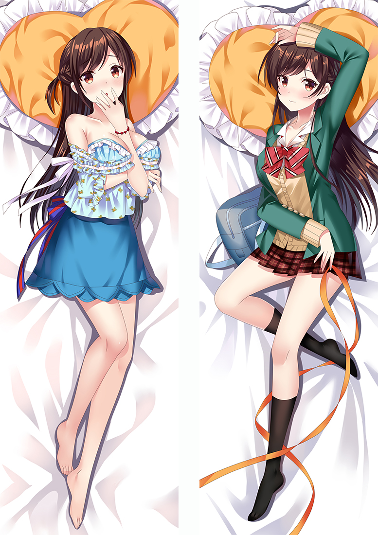 Kanojo, Okarishimasu Chizuru Mizuhara Anime Dakimakura Pillow Cover