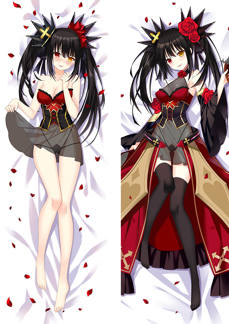 Date A Live Nightmare Tokisaki Kurumi Anime Dakimakura Pillow Cover