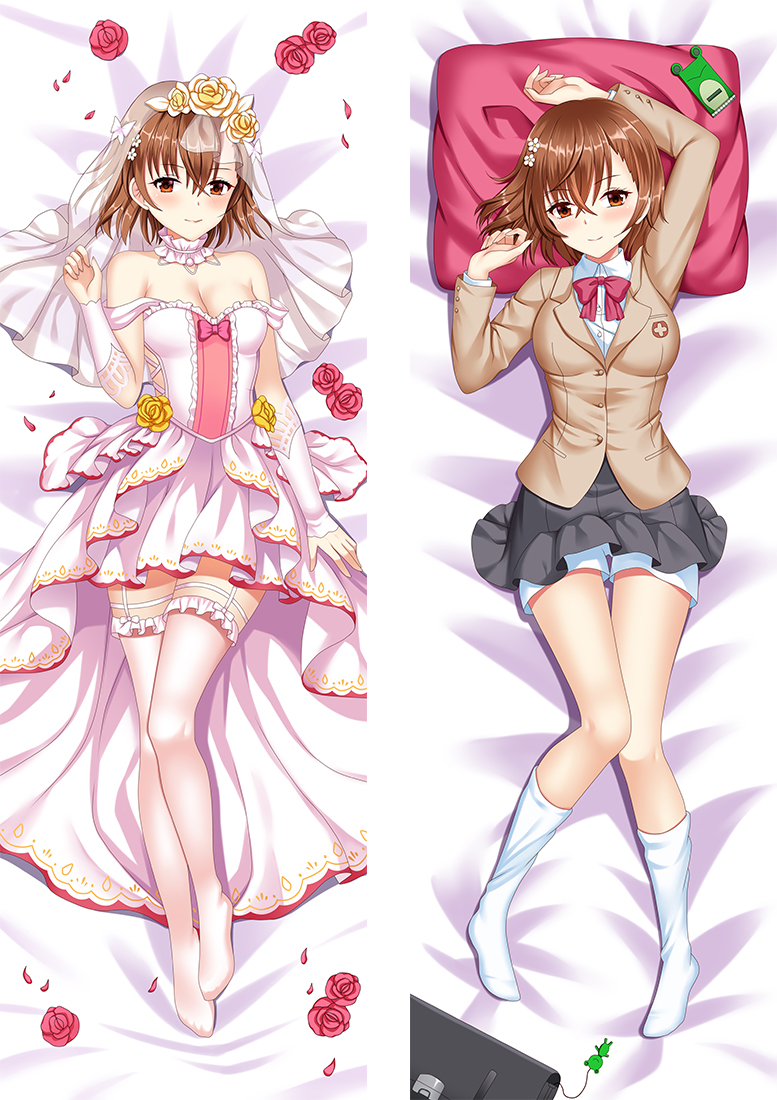 A Certain Scientific Railgun Mikoto Misaka Anime Dakimakura Pillow Cover