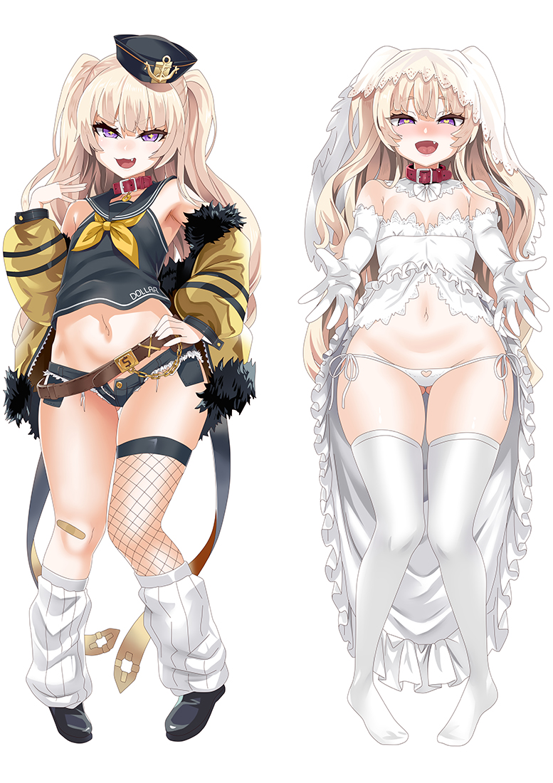 Azur Lane USS Bache (DD-470) Anime Dakimakura Pillow Cover