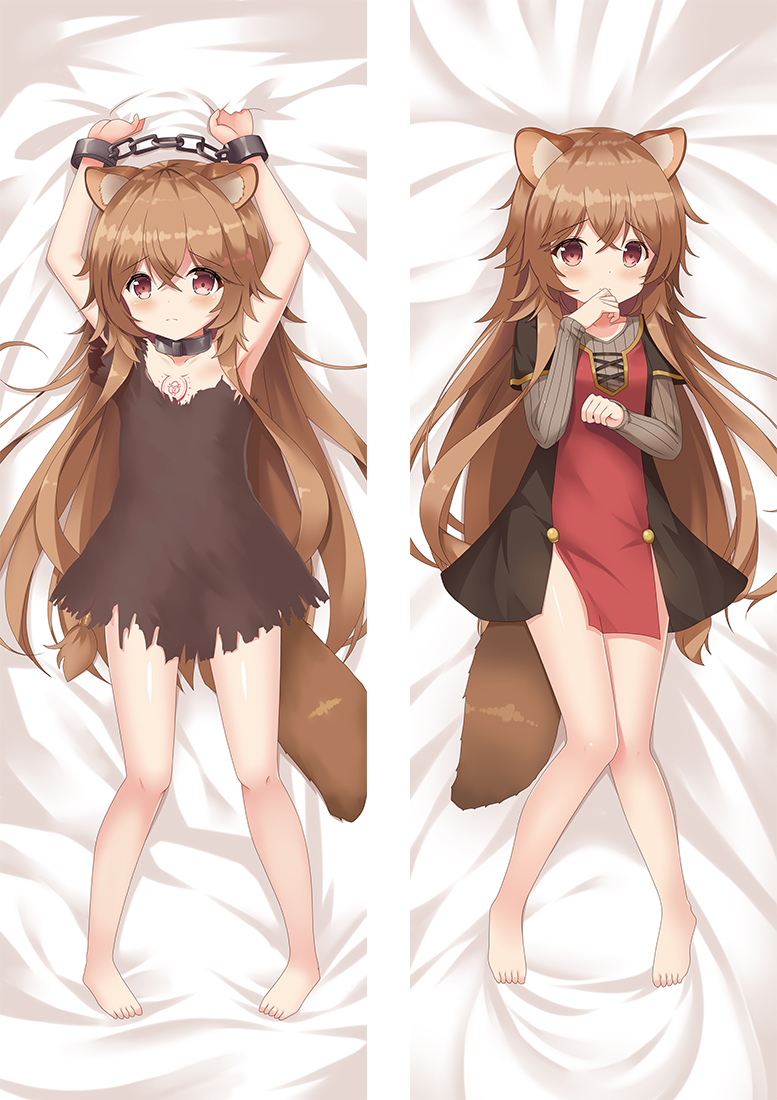 The Rising of the Shield Hero Raphtalia Anime Dakimakura Pillow Cover