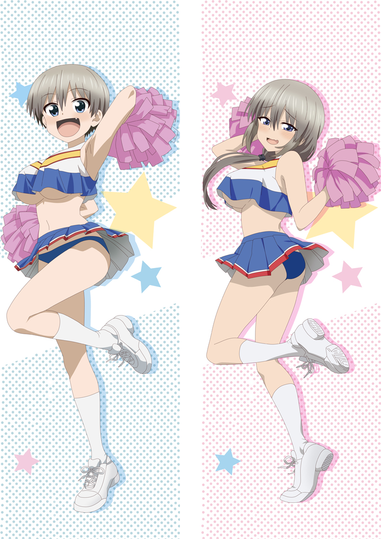 Uzaki-chan Wants to Hang Out! Uzaki Hana Anime Dakimakura Pillow Cover
