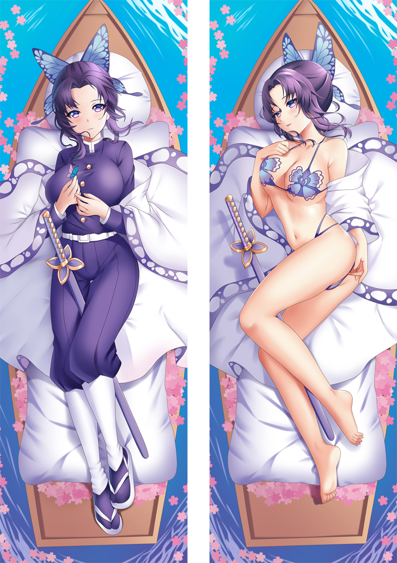 Demon Slayer: Kimetsu no Yaiba Kochou Shinobu Anime Dakimakura Pillow Cover