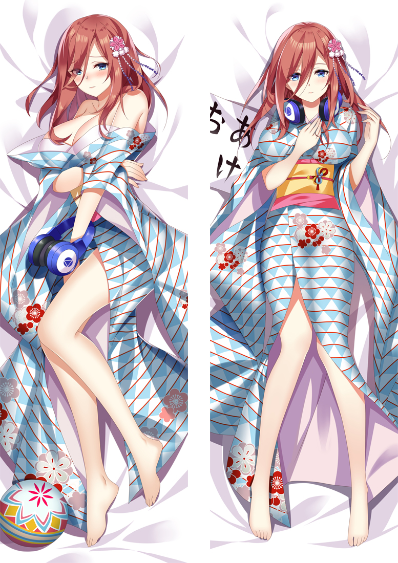 The Quintessential Quintuplets Nakano Miku Anime Dakimakura Pillow Cover H3934-A