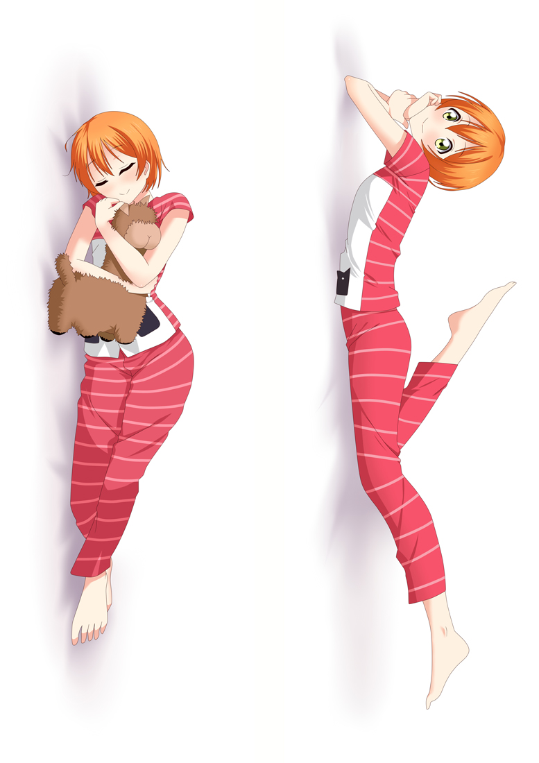 Lovelive! Rin Hoshizora Anime Dakimakura Body Pillow Cover