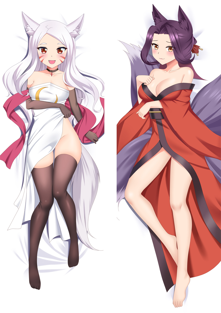 The Helpful Fox Senko-san Shiro and Yozora Anime Dakimakura Body Pillow Cover