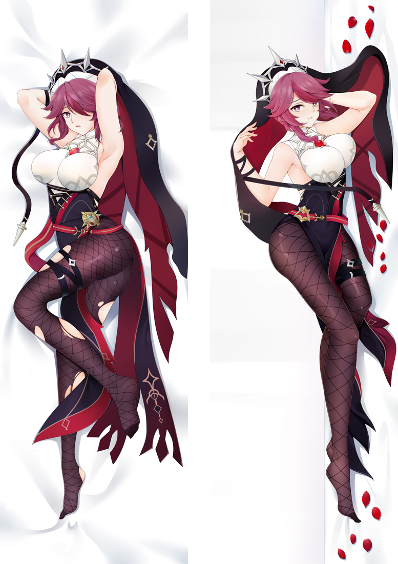 Genshin Impact Rosaria Anime Dakimakura Body Pillow Cover