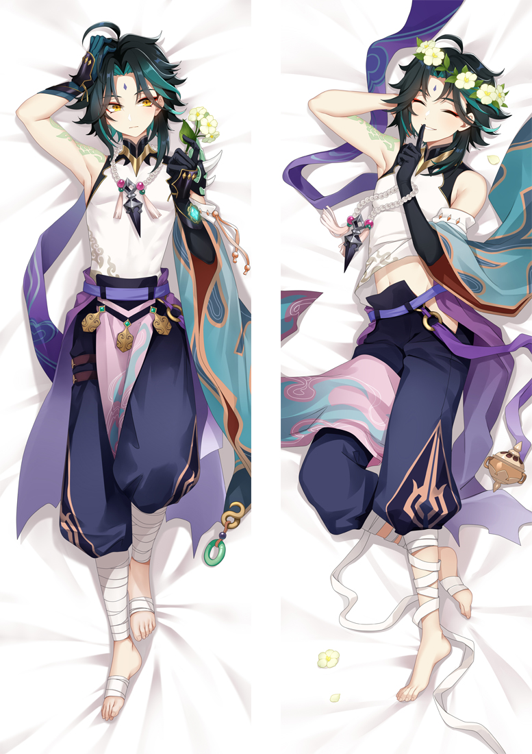 Genshin Impact Xiao Anime Dakimakura Body Pillow Cover