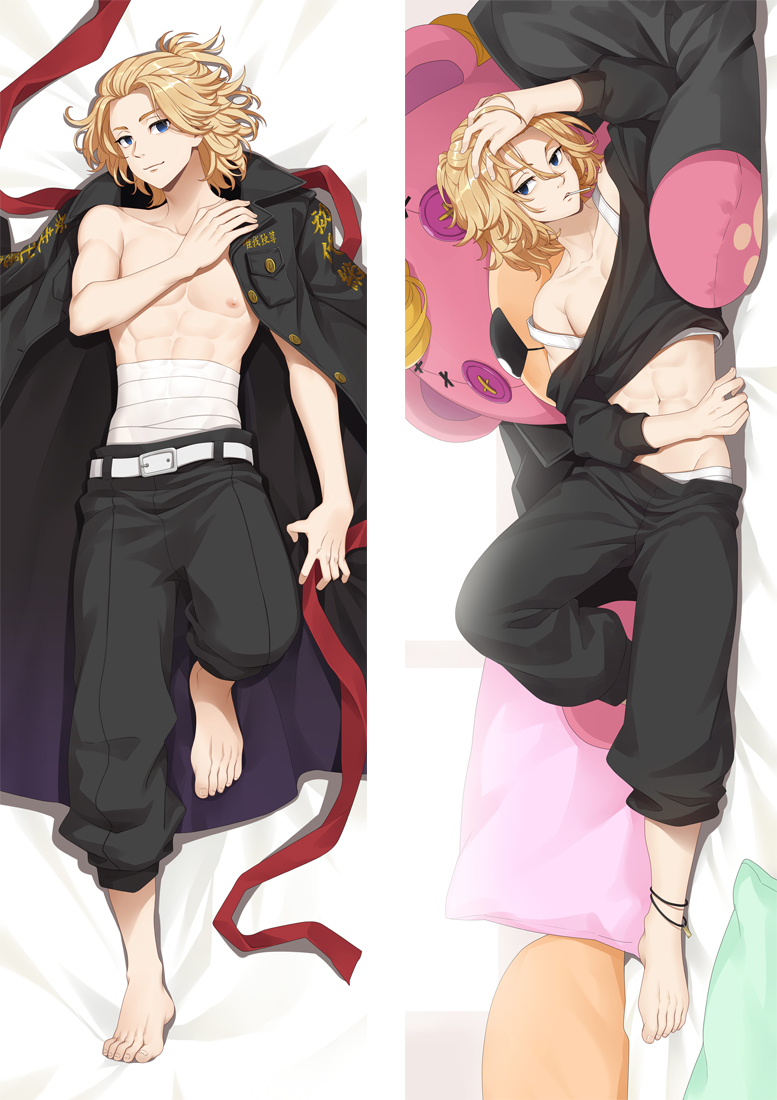 Tokyo Revengers Manjiro Sano Anime Dakimakura Body Pillow Cover