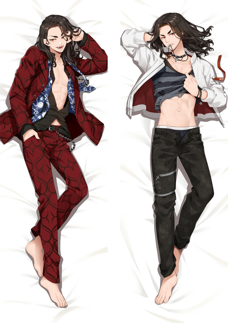 Tokyo Revengers Baji Keisuke Anime Dakimakura Body Pillow Cover