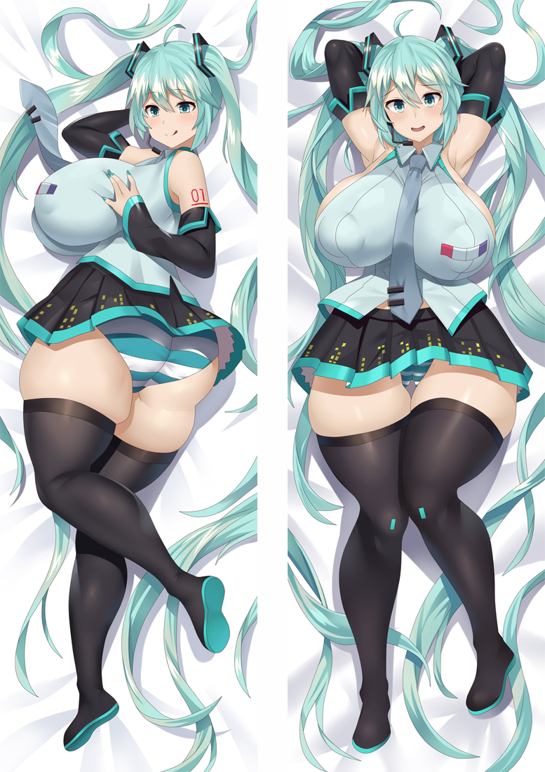 Hatsune Miku Anime Dakimakura Body Pillow Cover