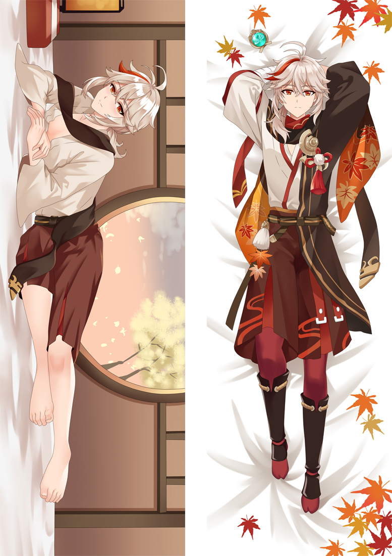 Genshin Impact Kaedehara Kazuha Anime Dakimakura Body Pillow Cover