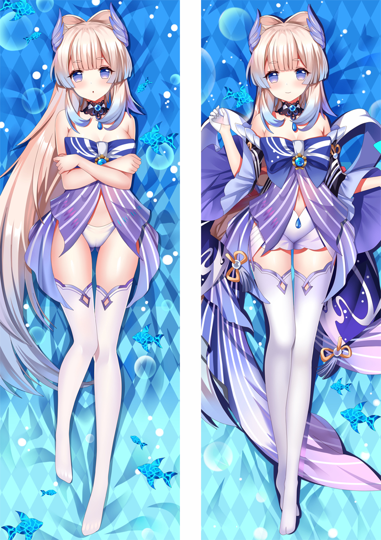Genshin Impact Sangonomiya Kokomi Anime Dakimakura Body Pillow Cover H4162-A