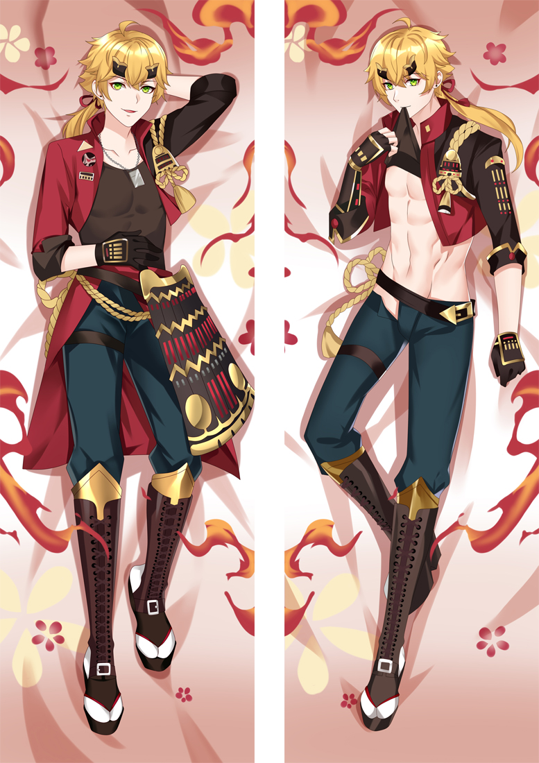 Genshin Impact THOMA Anime Dakimakura Body Pillow Cover